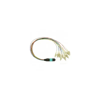 12F MTP/MPO-LC 10GB OM3 0.9mm Fan-out Patch Cable