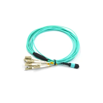 12core MPO-LC 10GB OM3 3.0Mm Breakout Cables