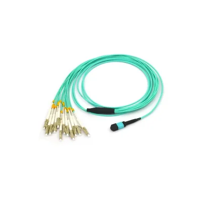 12core MPO-LC 10GB OM3 3.0Mm Breakout Cables