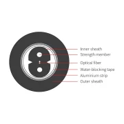 Armored Bow-type Drop Cable